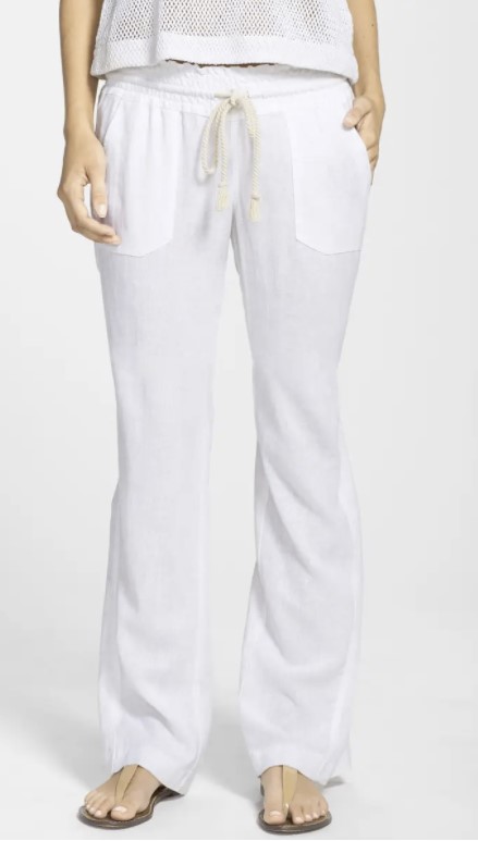 Best White Linen Pants for Women: Versatile and Airy for a Beach Vacay